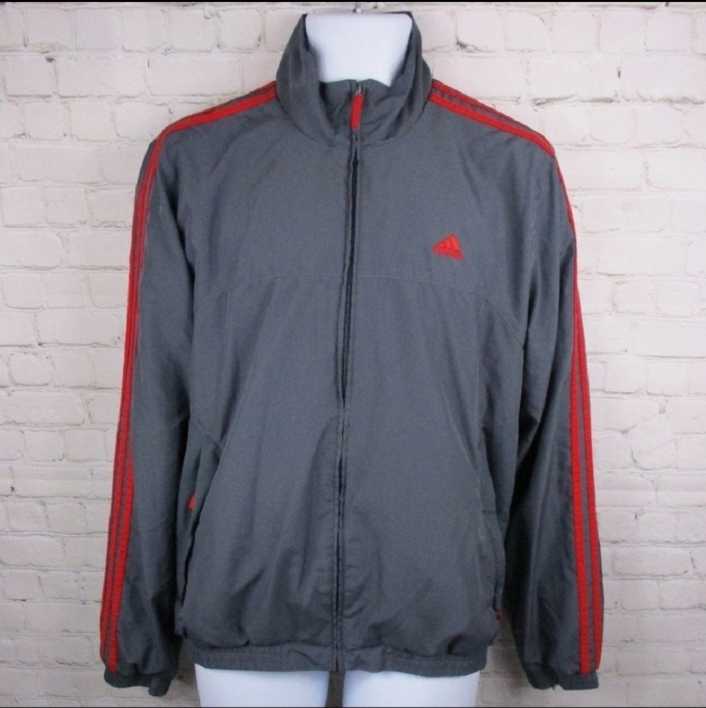 Adidas Classic Striped Windbreaker